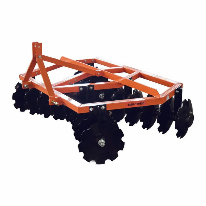 72" Notched Disc Harrow, 3-Point Hitch, Cat 1 Hook-up, 25-45 HP Tractors, TMG-TDH06