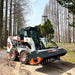 TMG Industrial 72” Skid Steer Rotary Tiller, Bi-Directional, 6” Tilling Depth, Universal Skid Mount, TMG-SRT72