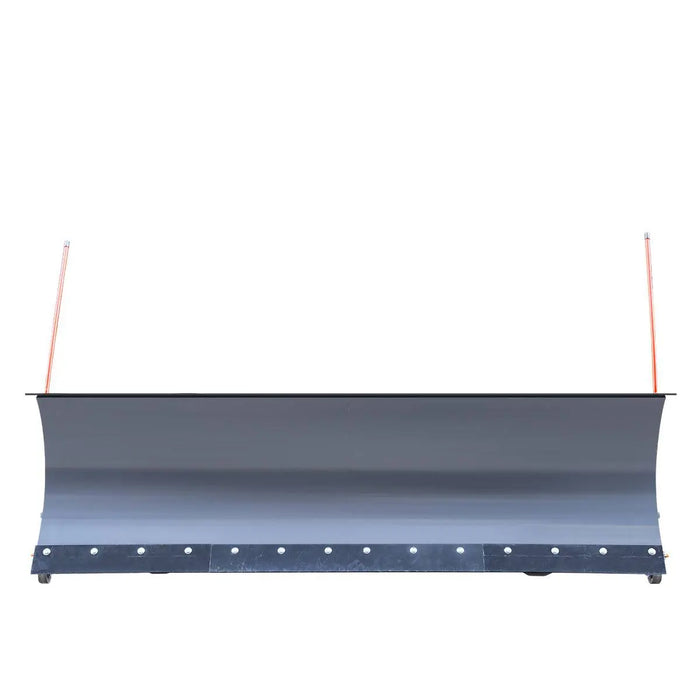 TMG Industrial 72” Truck/SUV Front Mount Snow Plow Pusher, Left and Right Angle, 2” Mount Receiver, Wireless Winch Control, TMG-TSP72