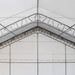 TMG Industrial 80’ x 33’ Dual Truss Storage Shelter Workshop, (3) 19’ Wide Drive-Through Openings, Scaffolding-Style Door Frame Support, TMG-DT3380