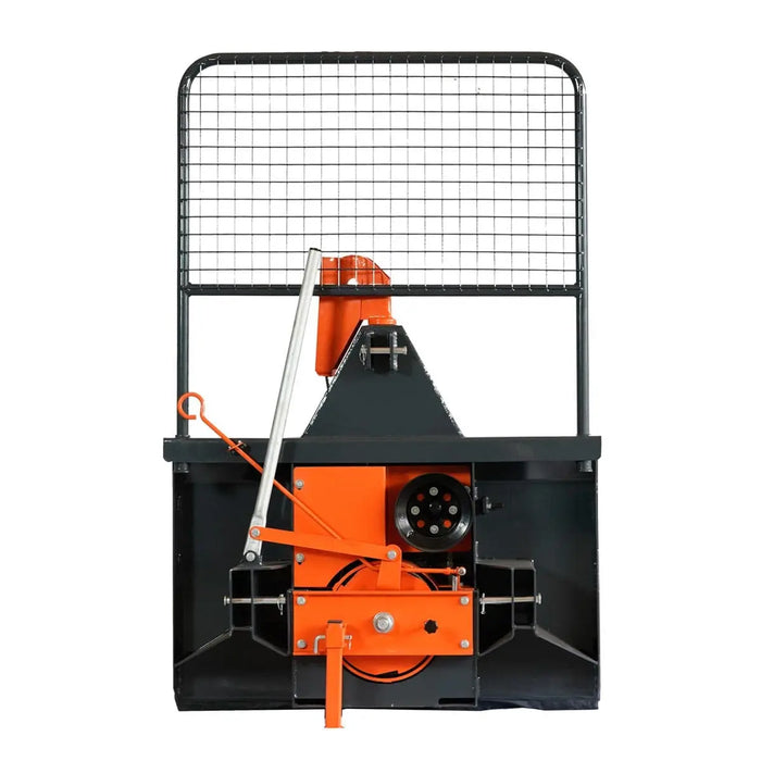 TMG Industrial 8000-lb 3-Point Hitch Forest Skidding Winch, 30-50 HP Tractor, Category 1 Hookup, 200’ Steel Cable, Tow-Behind, TMG-FW40T