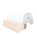 TMG Industrial Front End Wall Kit, Compatible with TMG-DT3020C and DT3040C container shelters installed with the standard height containers (8’6”), TMG-DT30FW8V