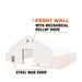 TMG Industrial Front End Wall Kit, Compatible with TMG-DT5040CF-PRO container shelter installed with the standard height container (8’6”), TMG-DT50FW8V