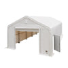 Pro Series 20' x 40' Dual Truss Storage Shelter with Heavy Duty 17 oz PVC Cover & Drive Through Doors TMG-DT2041-PRO