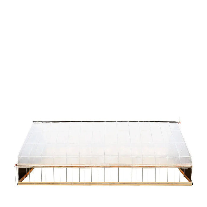 TMG Industrial Pro Series 30’ x 60’ Light Deprivation Two Layer Cover Greenhouse Grow Tent, 6-mil Blackout Tarp and Clear Film, Cold Frame, Hand Crank Roll-Up Sides, Peak Ceiling Roof, TMG-GHD3060