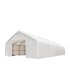 Pro Series 40' x 80' Doppelträger-Lagerhalle mit robuster 21-Unzen-PVC-Plane und Durchfahrttüren, TMG-DT4081-PRO