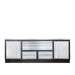 TMG Industrial Pro Series 7’ Stainless Steel Workbench, 7 Lockable Drawers, 2 Storage Cabinets, All-in-One Welded Frame, TMG-WB707S (Previously TMG-WB85S)