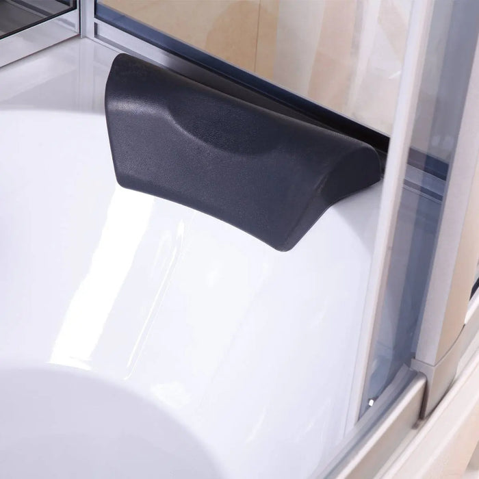 TMG Industrial Steam Shower Room, Ozonation, Adjustable Fan Settings, Intuitive Keypad Controls, FM Radio, Bluetooth Connectivity, Custom Temperature & Duration Settings, Left Drain, Blue Lighting, TMG-SR915