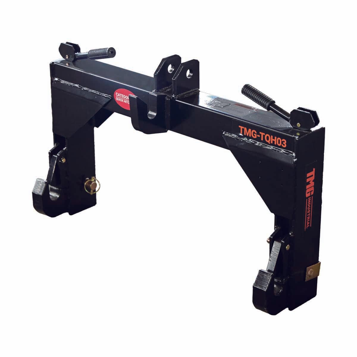 Tractor 3-Point Quick Hitch, 3600 Lb Capacity, CAT 2 Hook-Up, 90 HP ...