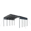 Metall-Carport (20' x 20'), 10' offene Seitenwände, 400 Quadratfuß, 27 GA Wellblechplatten, TMG-MSC2020