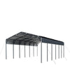 Metall-Carport (20' x 30'), 10' offene Seitenwände, 600 Quadratfuß, 27 GA Wellblechplatten, TMG-MSC2030