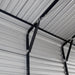 TMG Industrial 20’ x 30’ Metal Shed Carport, 10’ Enclosed Sidewalls, 600 Sq-Ft, 27 GA Corrugated Panels, TMG-MSC2030F