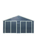 TMG Industrial 26’ x 30’ Metal Garage Shed with 9’ High Double Front Doors, 14’ Peak Height, Side Entry Door, 780 Sq-Ft Floor Space, TMG-MS2630
