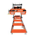 TMG Industrial 27" Portable Sawmill, 14 HP Kohler Gas Engine, 21" Board Width, 12' Log Length, 14-1/2' Track Bed, TMG-PSM27