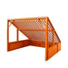 TMG Industrial 12’ Heavy Duty Static Grizzly Rock Screen, Adjustable Bolt-On Deck Bars, 4” x 4” I-Beams, 5000 lb Load Capacity, TMG-RS12