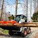 TMG Industrial 72” Skid Steer Skeleton Grapple Attachment, Universal Mount, 34” Arm Opening, 3” Tine Spacing, 2600 lb Weight Capacity, TMG-SG73