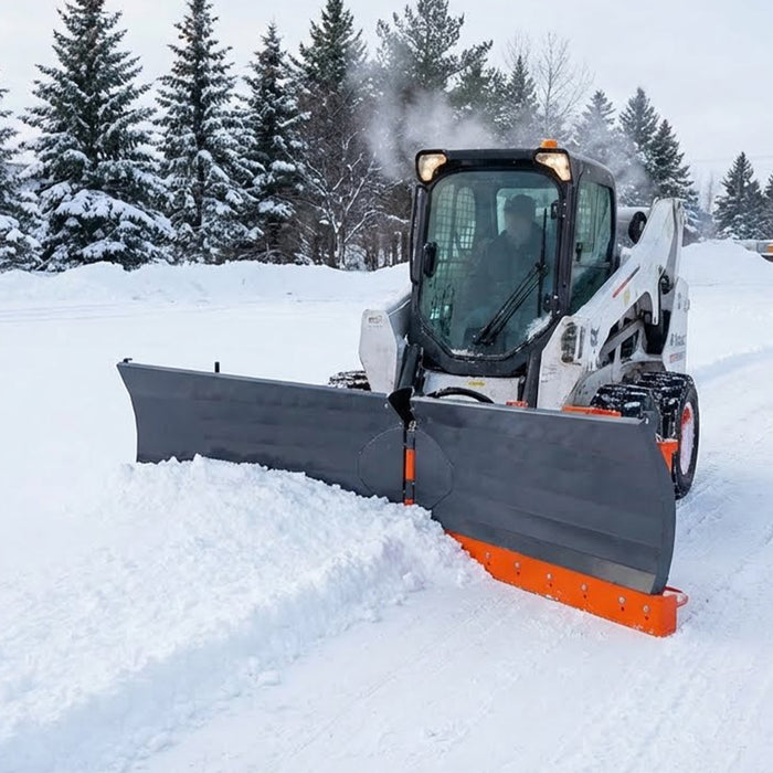 8-½’ U/V Angle Blade Snowplow, Metal Edges, 6 Positions, Accumulator & Solenoid Valve, 40-90 HP Tractors, TMG-SP08X TMG Industrial