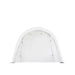 TMG Industrial 12’ x 30’ Car Shelter w/Rounded Roof & Heavy-Duty 11 OZ PE Fabric Cover, Galvanized Steel Frame, Fabric front roll-up door, TMG-ST1230R