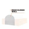 Back End Wall Kit, compatible with TMG-ST2041CV and TMG-ST2021CE installed with a standard-height container (2.59 m / 8 ft 6 in), TMG-ST20BW8V