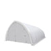 TMG Industrial 20' x 30' Arch Wall Peak Ceiling Storage Shelter with Heavy Duty 17 oz PVC Cover & Drive Through Doors, TMG-ST2031PV(Previously ST2030PV)