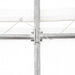 TMG Industrial 20' x 40' Straight Wall Peak Ceiling Storage Shelter with Heavy Duty 17 oz PVC Cover & Drive Through Door, TMG-ST2041V (Previously ST2040V)