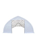 TMG Industrial 30' x 60' Peak Ceiling Storage Shelter with Heavy Duty 17 oz PVC Cover & Drive Through Doors, TMG-ST3060V