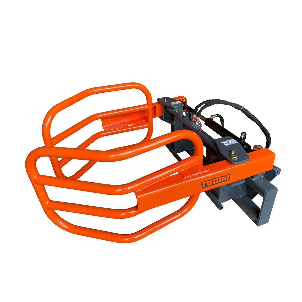 60” Bale Gripper, 2650 Lb Capacity, Euro Linkage, 25-50 HP, TMG-TBG60