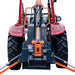 TMG Industrial 6-FT 3-Point Hitch Swing Backhoe Attachment, 12” Bucket Included, 20-65 HP Tractor, 97” High Reach, Category 1 & 2 Hookups, TMG-TBH72