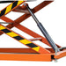 TMG Industrial 1500-lb Portable Motorcycle/ATV Scissor Lift, 48” Work Platform, Side Extensions, Foot Pedal Air Pump, Front-wheel vise grip, TMG-1500PML