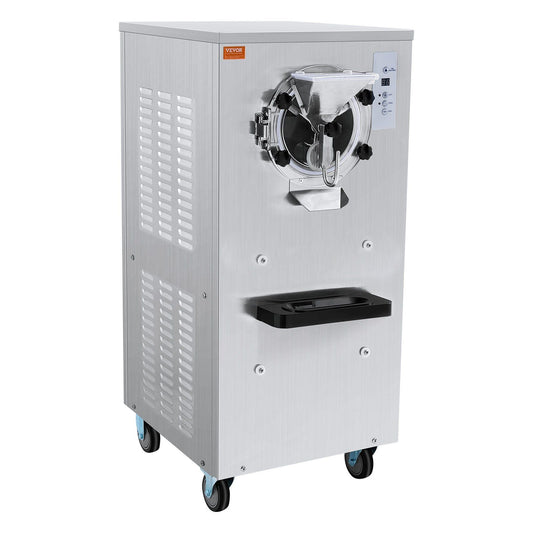 20–25L/H Commercial Ice Cream Machine, 2400W Hard Serve Maker, 8L Stainless Steel Cylinder with Adjustable Hardness & Auto Clean, DOBA-IC25