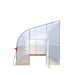 TMG Industrial 10’ x 20’ Lean-To Greenhouse Grow Tent w/6 Mil Clear EVA Plastic Film, Cold Frame, Hand Crank Roll-Up Side, 6-½’ Sidewall, TMG-GHL1020