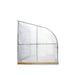 TMG Industrial 10’ x 20’ Lean-To Greenhouse Grow Tent w/6 Mil Clear EVA Plastic Film, Cold Frame, Hand Crank Roll-Up Side, 6-½’ Sidewall, TMG-GHL1020