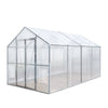 8’ x 13’ Greenhouse Grow Tent w/20 Mil Ripstop Leno Mesh PVC Cover, Galvanized Steel Frame, Roll-up Windows, TMG-GH813