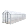8’ x 26’ Greenhouse Grow Tent w/20 Mil Ripstop Leno Mesh PVC Cover, Galvanized Steel Frame, Roll-up Windows, TMG-GH826