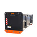 TMG Industrial 9’ Skid Steer Snow Pusher w/Steel Cutting Edge, Pivoting Wear Shoes, Side Braces, 40-70 HP, TMG-SP09