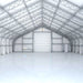TMG Industrial Pro Series 50' x 100' Dual Truss Storage Shelter with Heavy Duty 32 oz PVC Cover & Drive Through Doors, TMG-DT50100-PRO