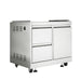 TMG Living Kitchen Pro Series 7-Piece Stainless Steel Modular Outdoor Kitchen Suite Set, 35” Refrigerator Cabinet, 32” BBQ, 4-Burner Gas Grill, Sink, Side Burner, Corner Cabinet, Pizza Oven, TMG-LKS12